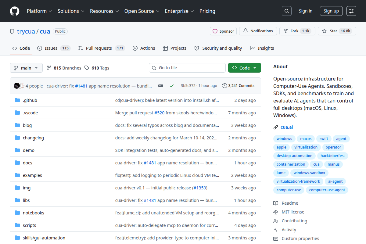 trycua/cua screenshot