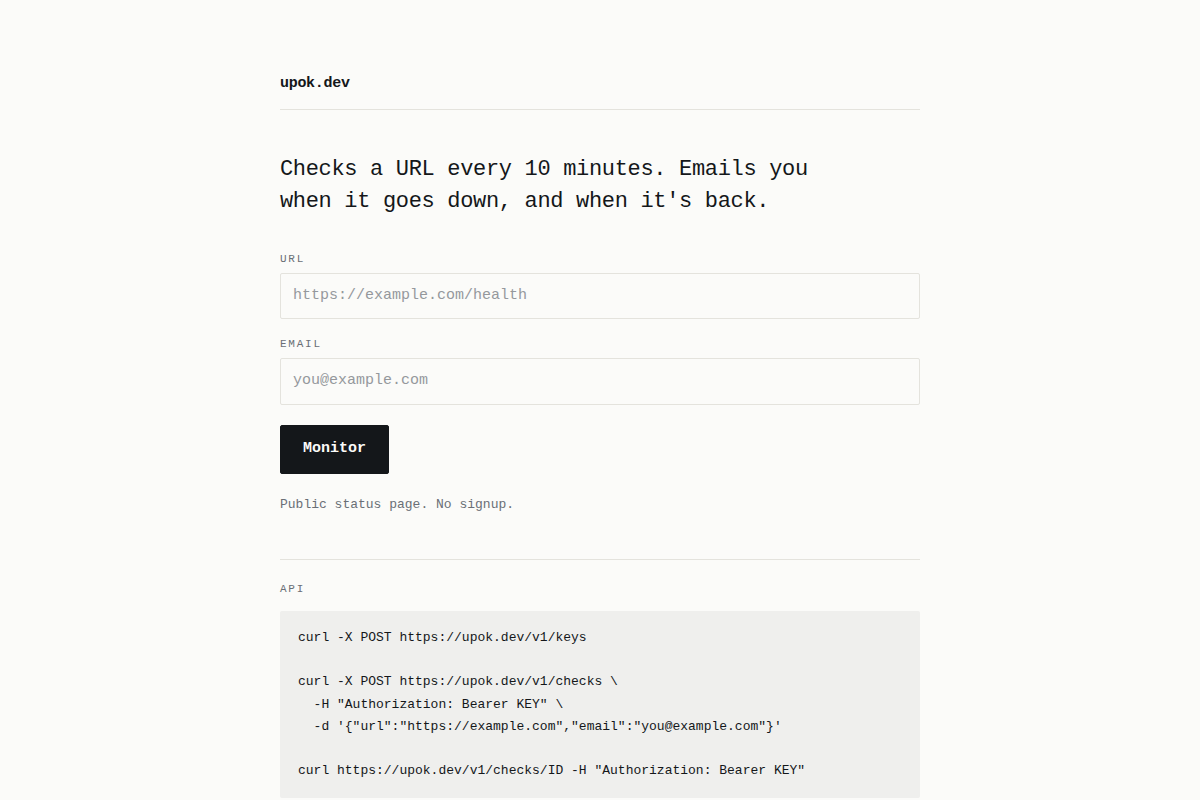 upok.dev screenshot