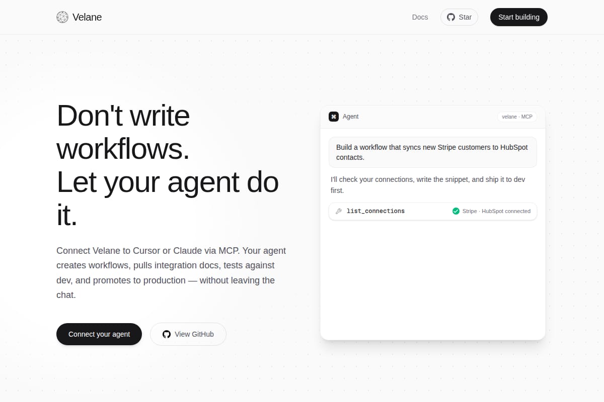 Velane screenshot