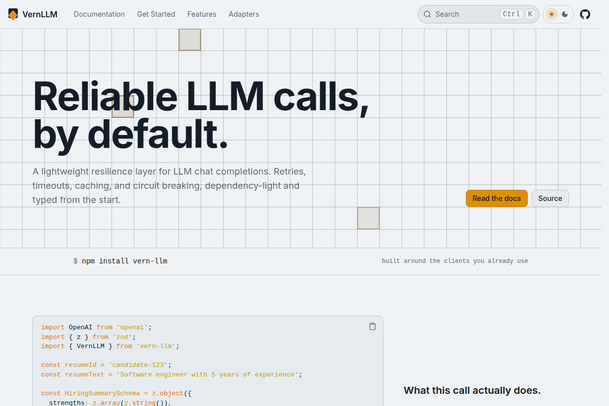 VernLLM screenshot