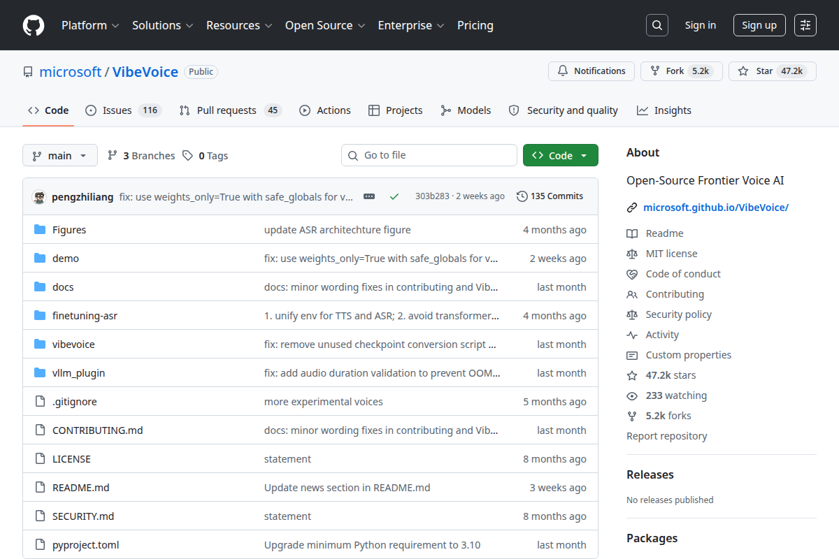 VibeVoice screenshot