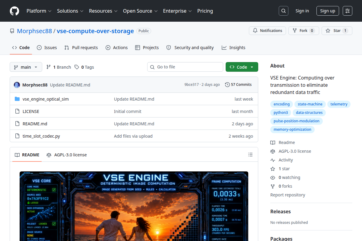 VSE Engine: Computing over transmission screenshot