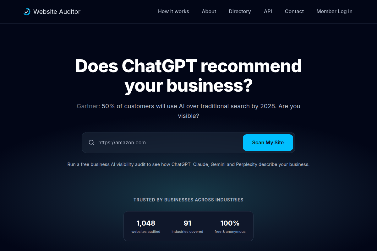 Website Auditor screenshot