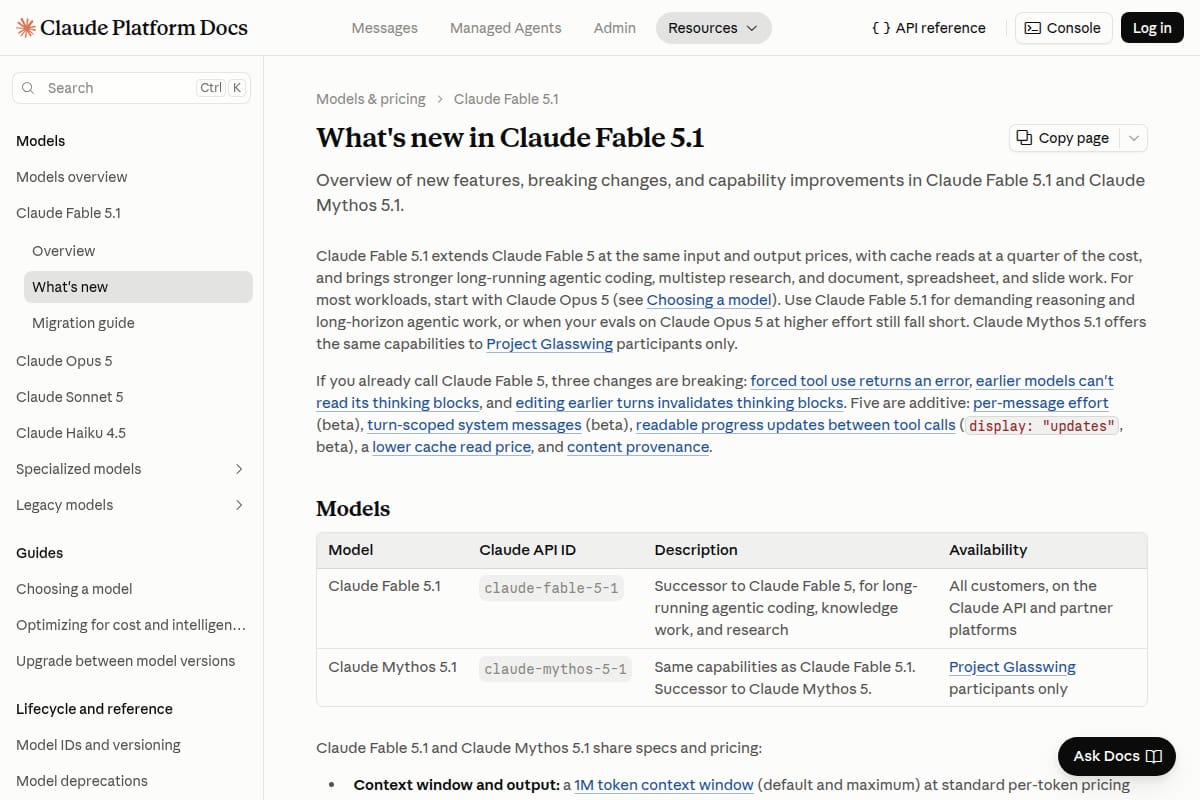 What's new in Claude Fable 5.1 thumbnail
