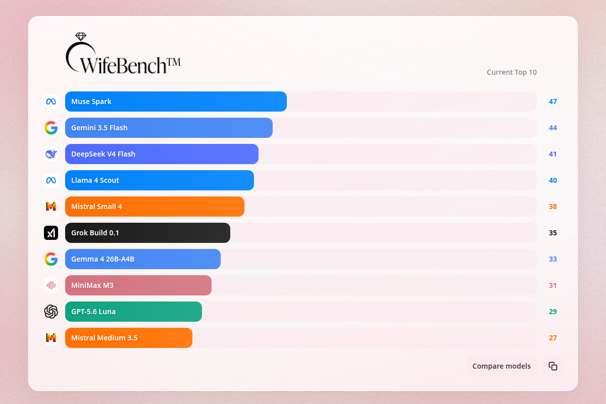 WifeBench screenshot
