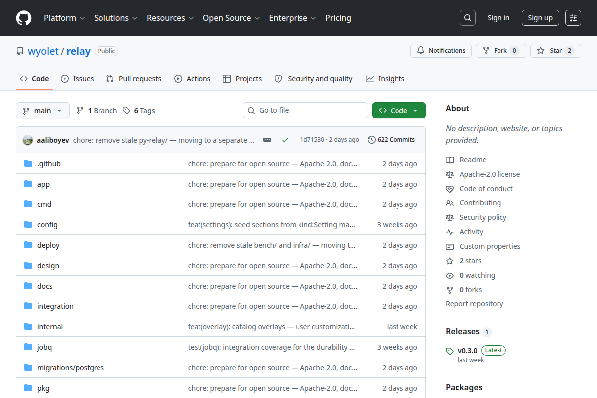 Wyolet Relay screenshot