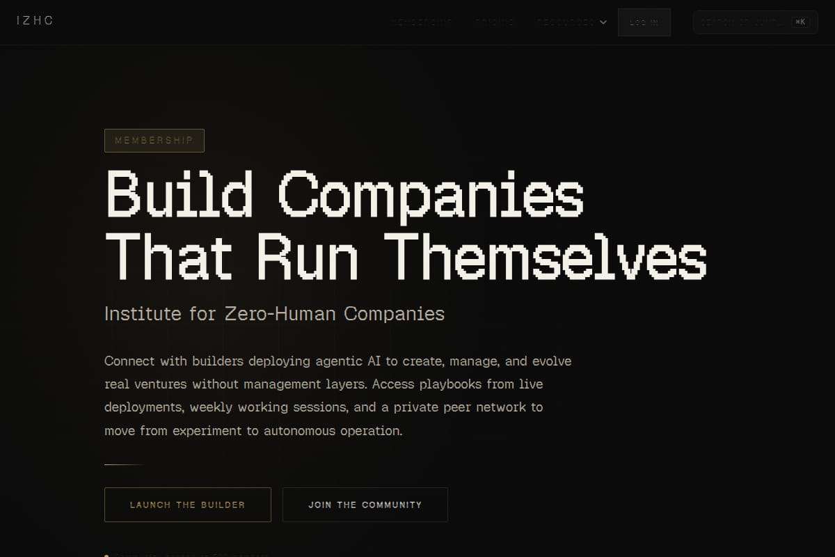 ZHC — Build Companies That Run Themselves thumbnail
